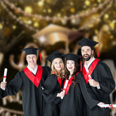 Aperturee - Sparkling Champagne Pearls Bokeh Grad Photo Backdrop